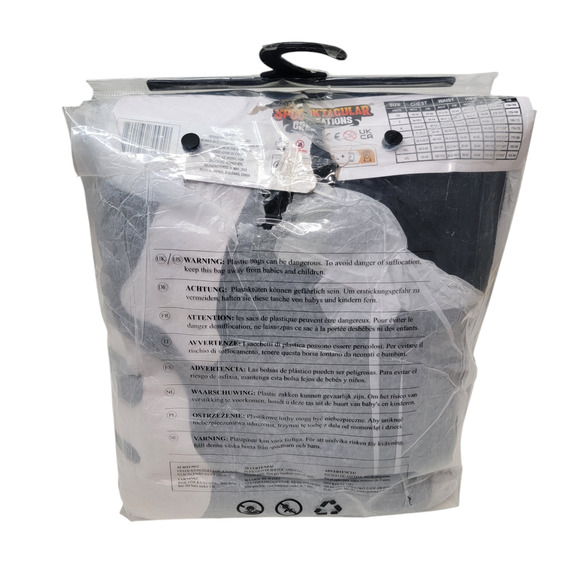 Spooktacular Creations Glowing Skelly Pajama One Piece Womens XXL Skeleton - Picture 5 of 7